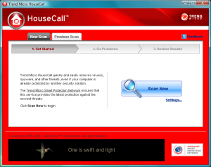 HouseCall Trend Micro Online Virus Scanner