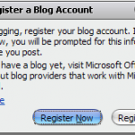 Posting to a Blog Using Microsoft Word 2007 [Tips]