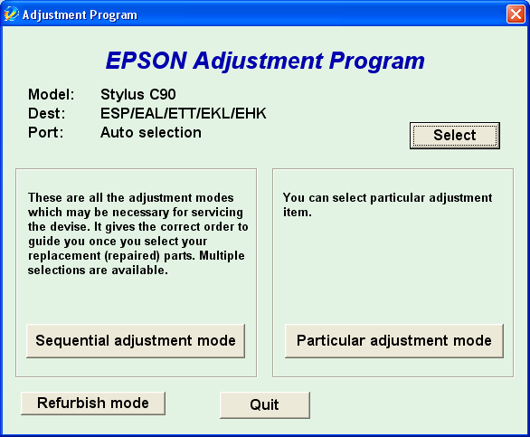 epson adjustment software