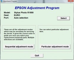 Adjustment Program Epson R1900