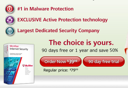 free trial for mcafee virus protection