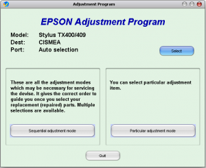 adjustment program epson tx400 1