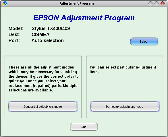 epson pm 245 adjustment program