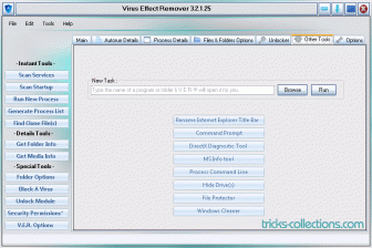 Virus Effects Remover Other Tools