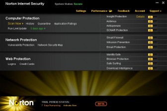 Norton Internet Security 2011 beta