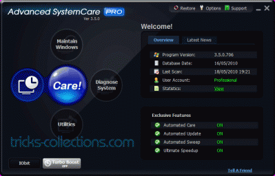 Advanced SystemCare Proffesional