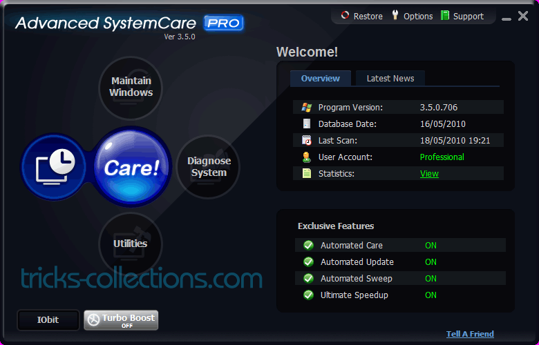 advanced systemcare 8 pro serial key 2015