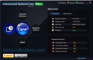 Advanced SystemCare free