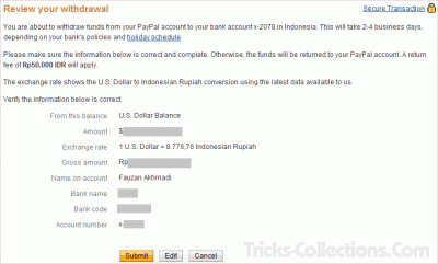 Withdraw Money from PayPal to Bank Account 3