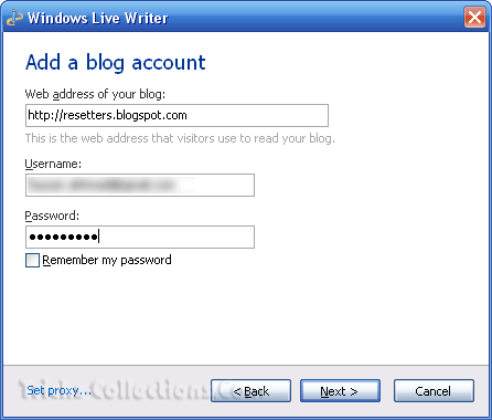 setting Windows Live Writer-2