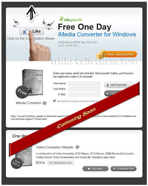 One Day Giveaway iSkysoft iMedia Converter for Windows with License ...