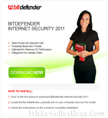 Bitdefender Internet Security 2011 with 3 months subscribtion