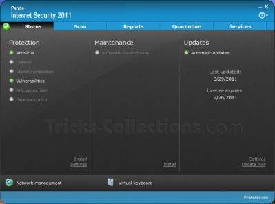 Panda Internet Security 2011 6 Month Active