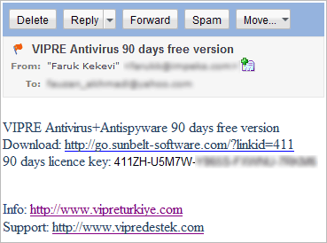 Vipre Antivirus License Key
