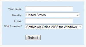 Softmaker Softmaker Office 2008 registration formOffice 2008