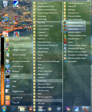 Eindows 7 Classic Start Menu