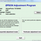 Software Resetter Epson TX700 and TX 720WD