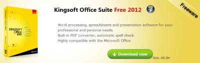 Download KingSoft Office Suite 2012 Free