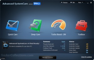 Advanced System Care Pro 4