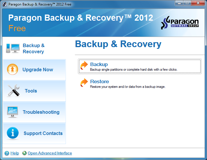 paragon backup & recovery free windows 10