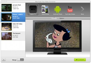 WonTube Free Video Converter for MAC OS X