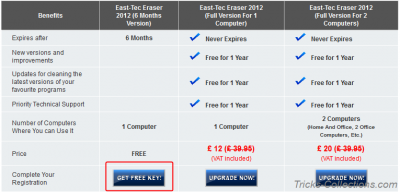 East-Tec Eraser 2012 6 month free key