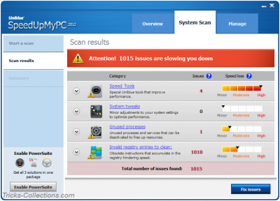 Scan Computer on New Speedupmypc 2012 System Scan