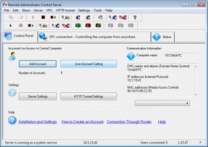 Remote Administrator Control Software - Server