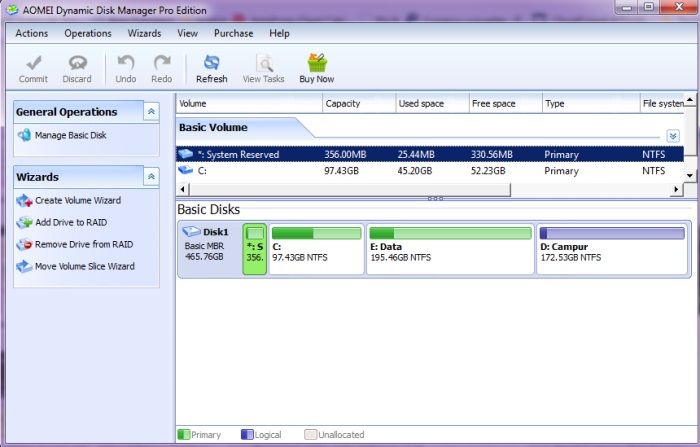 Giveaway AOMEI Dynamic Disk Manager Pro Edition License Code