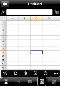the Application Documents To Go for iPhone Now Provides Excel in it