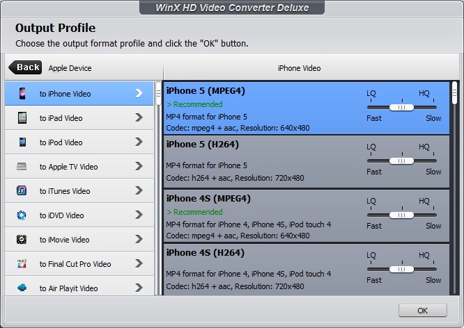Convert M2TS to iPhoneiPad – Make M2TS Playable on iOS Mobiles and Tablets 3