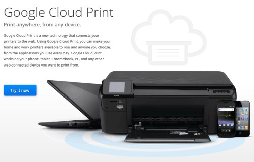 Google Cloud Print to Print from Anywhere
