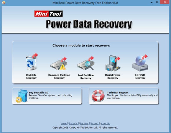 Free File Recovery Software – MiniTool Power Data Recovery 6.8 Review