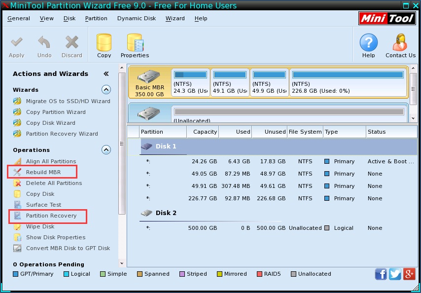 MiniTool Partition Wizard Bootable 9.0 Review