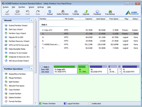 aomei partition assistant pro edition 5.5 serial key